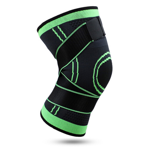 Rodillera 72 g Ajustable S-XXL Negro/Verde 2