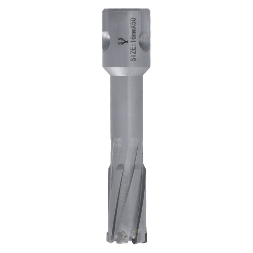 Annular Core Drill Bit 50mm Depth Efficient Precise Cutting 40CR Carbide Hollow Core Drill Bit 16mm/0.63in 1