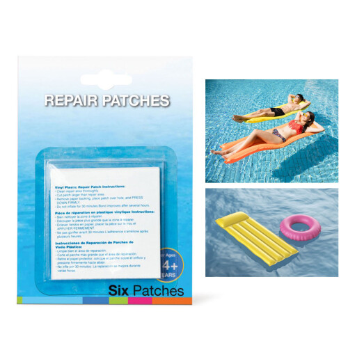 6 Pcs Inflatable Repair Patch Waterproof Flexible Self Adhesive Pool Patch for Inflatable Beds Sofas Boats 2