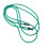 Schwimm-Tether-Gürtel 6 mm/10 mm 4 m elastisches Seil grün 3