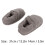 Elektrisch beheizte Schuhe 8xAA 31x14 cm Samt 10