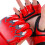 Halbfinger-Boxhandschuhe Rot 310g 24x13x5cm 8