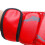 Halbfinger-Boxhandschuhe Rot 310g 24x13x5cm 4