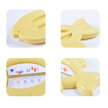 Baby-Badethermometer Gelb 14,5x9,5 cm/5,7x3,7 in
