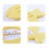 Baby-Badethermometer Gelb 14,5x9,5 cm/5,7x3,7 in 1