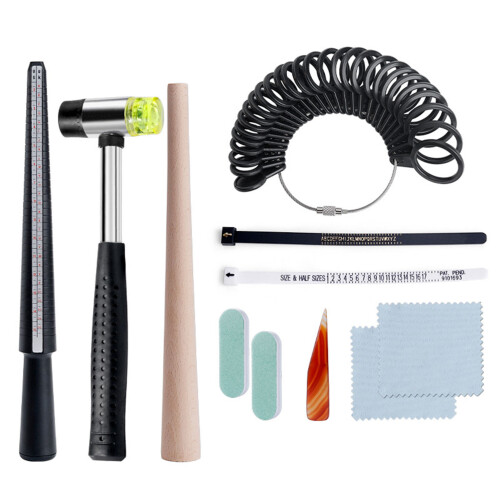 11-tlg. Universal-Ringmaß-Set - Mehrfarbig 1