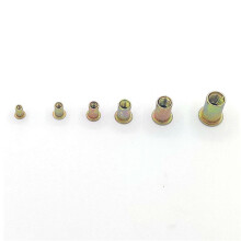 300 piezas de tuerca remache M3-M8, zinc recubierto de color, 19.5 x 13 x 3.6 cm