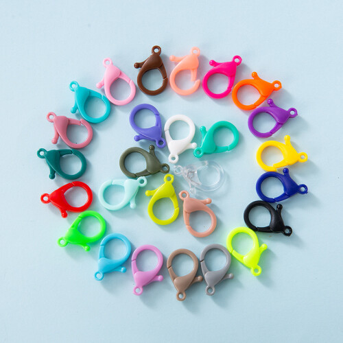 Farbiger Lobster-Verschluss 100 Stück, 25 x 18 mm, Farbe 2
