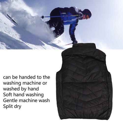 Herren 9-Zonen-Heizweste Modell M Schwarz 65.0cm 2