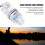 Señuelo de pesca LED Deep Drop azul claro 2 pilas AA 6