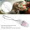 Indicador de atracción de peces con LED rojo Deep Drop 2xAA 11