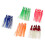 25 Stück leuchtende Silikonköder 9cm für Lachs Vivid 7