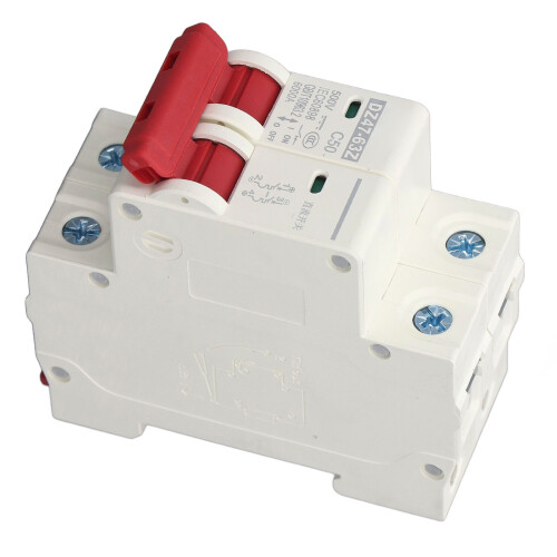 DC-Mini-Leitungsschutzschalter 50A DZ47 2P DC500V Pa66
