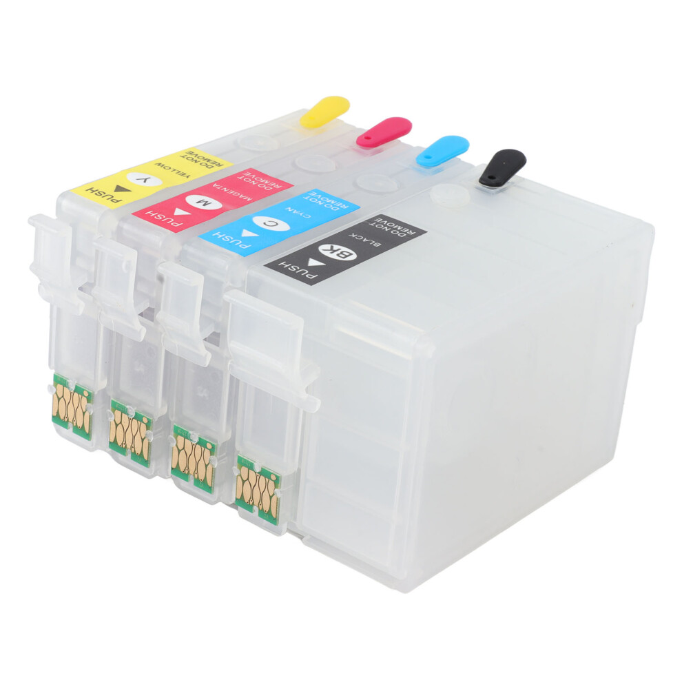 4 Colors Ink Cartridge With Permanent Chip Printer Refill Ink Box Replacement Black Cyan Magenta Yellow T252xl1 T252xl2 T252xl3 T252xl4 Blue,Pink,Black 8461319582830