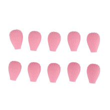 Staubdichte Silikon-Pinselabdeckungen für Lidschatten, 10 Stück – Schutzhauben für Make-up-Pinsel