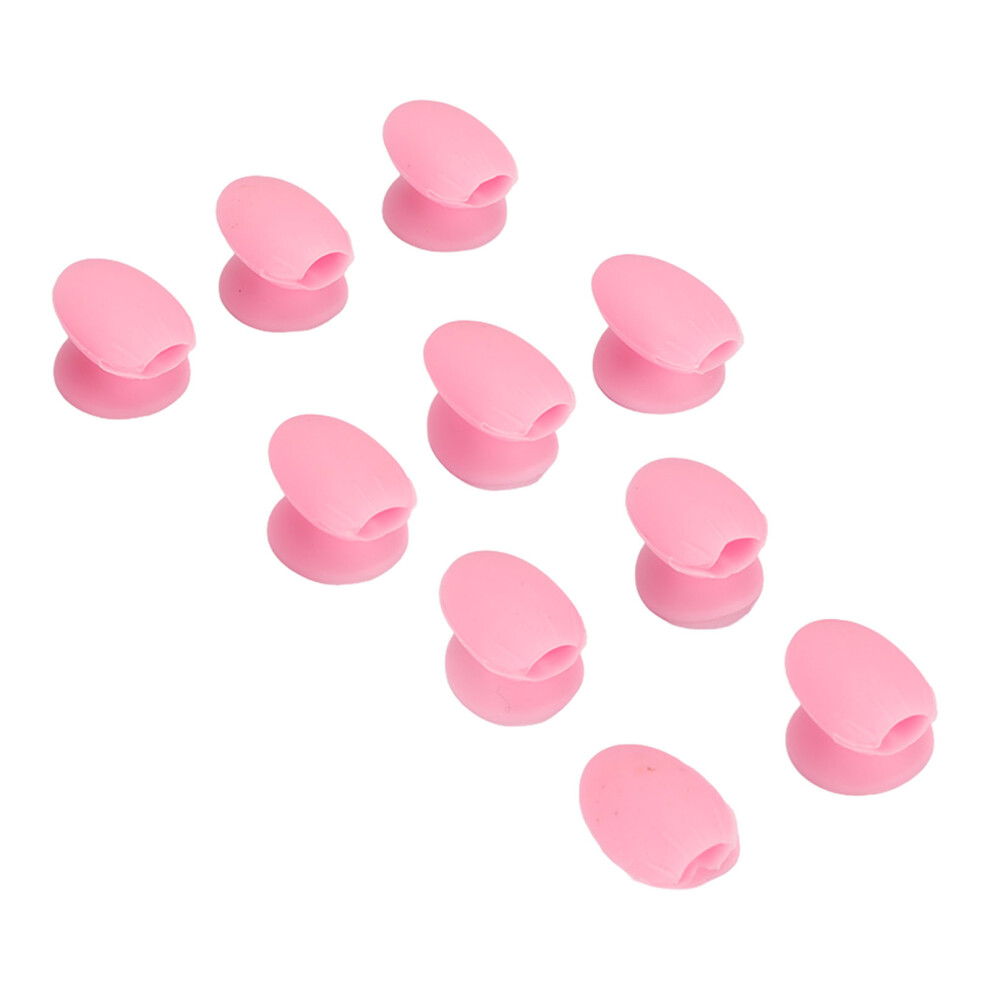 10pcs Lip Brush Covers Silicone Suction Cup Prevent Lost Dust Proof Lip Brush Protector Cover