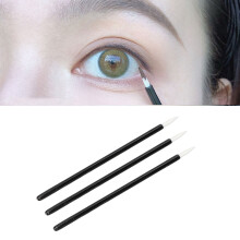 50 Einweg-Feinspitz-Eyeliner-Applikatoren Tragbares Mehrzweck-Set