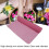 Gesichtsabdeckrolle aus Vliesstoff, rosa, Einwegblatt 9