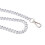 8 piezas de cadenas curb de aluminio 39.4in collar plateado 3