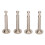 4 Stück Stoßdämpferstifte, 2,5 cm Silber, 1/7-1/8 14