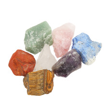 7-teiliges Chakra-Steine-Set - 7 bunte Steine