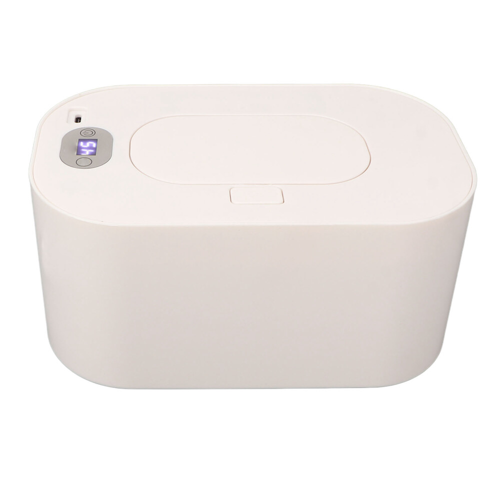 Wet Wipe Warmer Large Capacity LED Screen Portable Uniform Heating Adjustable Heated Wipes Dispenser