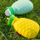 Ananasförmige Silikon-Wärmflasche 13,5x8,1x5 cm 4