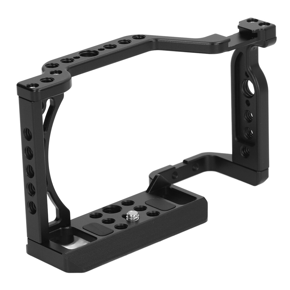 Camera Protective Frame Aluminium Alloy Antiskid Bottom Camera Cage For A6500 A6400 A6300 A6000 Photography 9341319587815