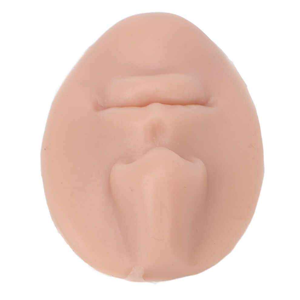 3pcs Silicone Nose Model with Mouth Soft Elastic Reusable Piercing Nose Model for Piercing Medium Skin Color
