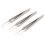 3-teiliges Edelstahl-Mitesserpinzette-Set-Silber 4