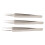 3-teiliges Edelstahl-Mitesserpinzette-Set-Silber 1