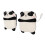 Cartoon USB-heizbare Handschuhe Eine Größe Baumwolle/Carbon 3