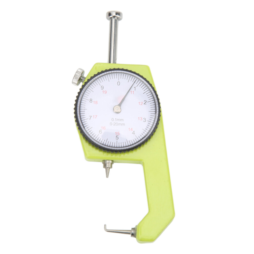 0Â20Mm Dial Thickness Gauge Handheld Curved Tip Round Thickness Tester For Hollow Tube Round Tube Measurement 9441319589618