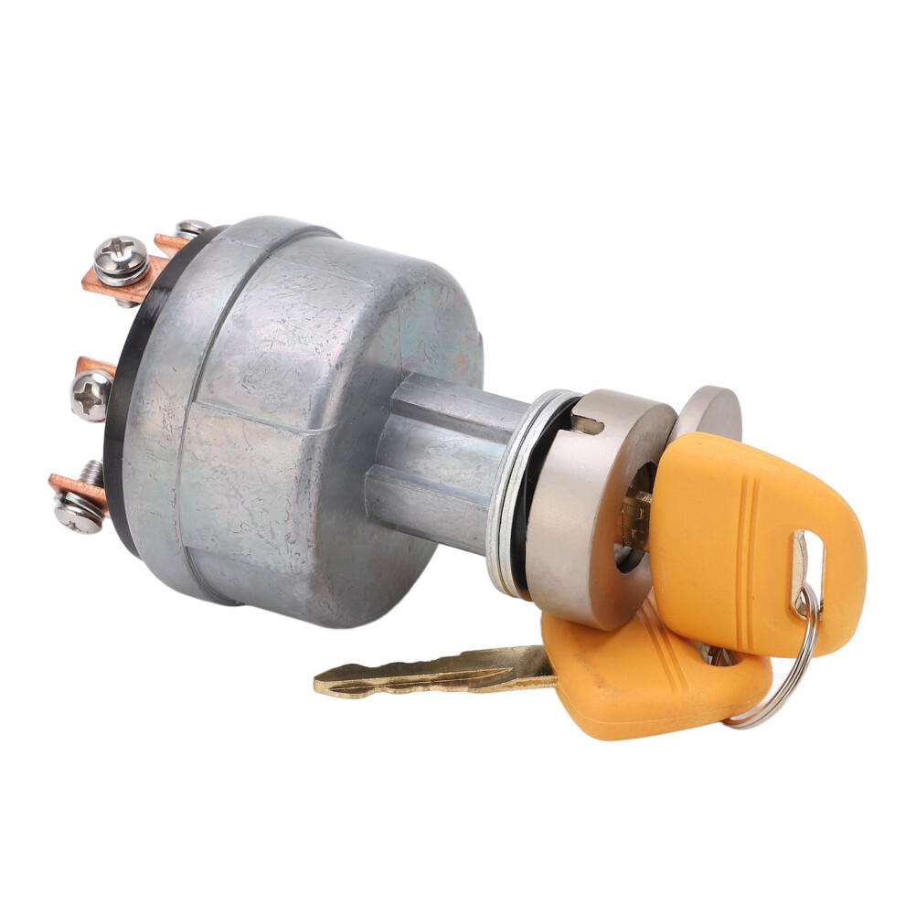 6 Pin Ignition Switch With 2 Keys Excavator Ignition Starter Switch Replacement For Daewoo Dh200 8261319589750
