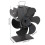 6-Blatt-Kaminventilator schwarz 152 mm 180–220 CFM 8