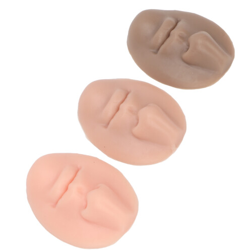 3 Stück 3D-Silikon-Nasenmodell 9,36,82,5 cm L/Med/Dk 2