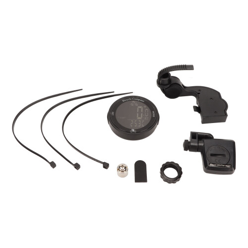 Fahrradcomputer 60 mAh Großes Display, Schwarz/Weiß 1