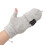 Warme USB-heizbare Handschuhe Elektrisch Halbe Hände Doppelseitig Laptop-Handschuhe Grau 3