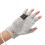 Warme USB-heizbare Handschuhe Elektrisch Halbe Hände Doppelseitig Laptop-Handschuhe Grau 4