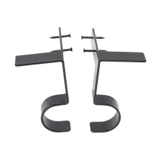 Stangenhalter, Stahl, Einzel, 20 Pfund, 82x60x43mm, schwarz