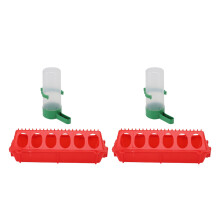 2er-Set Flip-Top Küken-Wassertränke 60 ml 24x11x7,7 cm