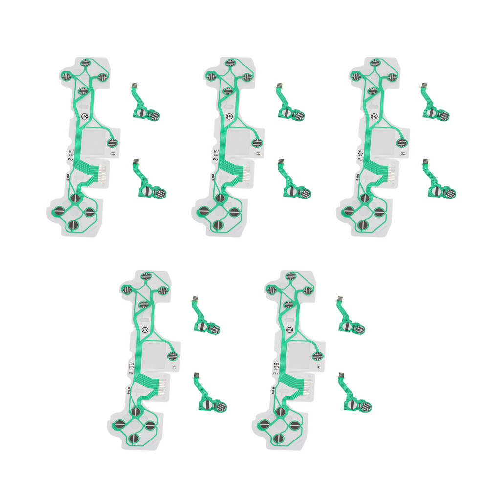 5 Set Flexible Ribbon Cable For Ps5 Replacement Fpc Gamepad Handle Conductive Film For Ps5 Controller 6921319594483