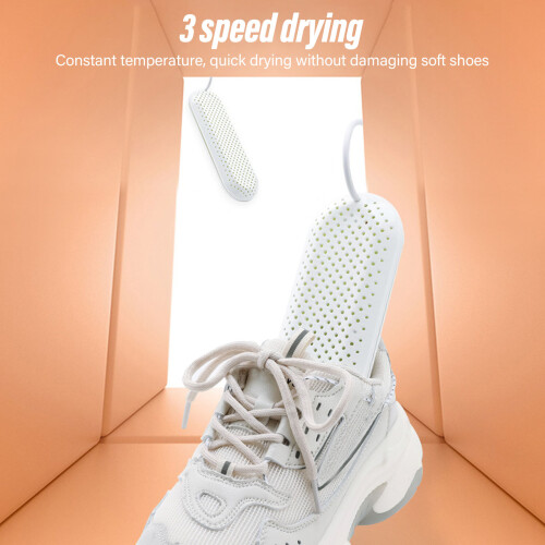 USB-Schuhtrockner mit Timer, weiß, 6,3 x 18 cm 2