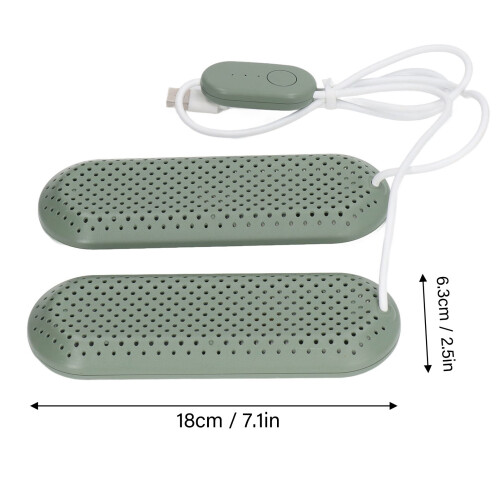USB-Schuh-Trockner OD-Grün 6,3x18 cm 8,0 oz mit Timer 2