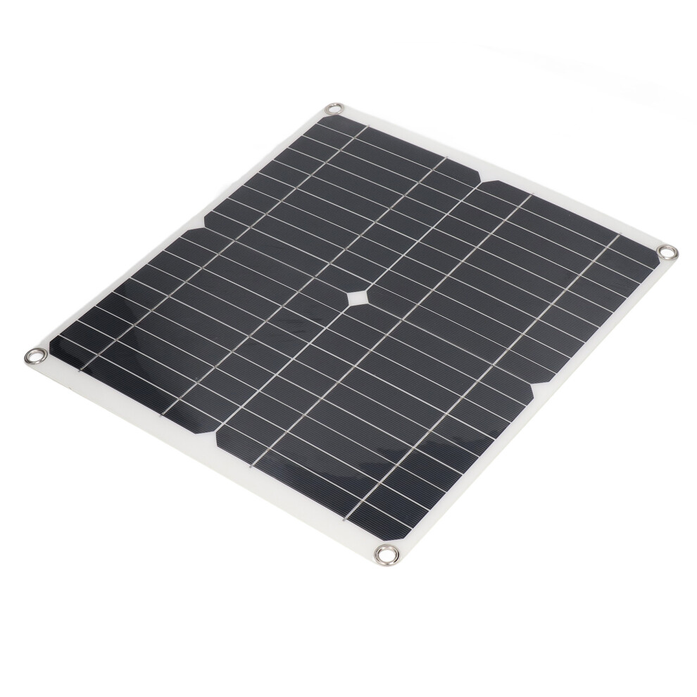 Solar Panel Kit Mono Intelligent Protection Flexible Solar Panel With 100A Controller For Off Grid System 25W 15V 4691319595415