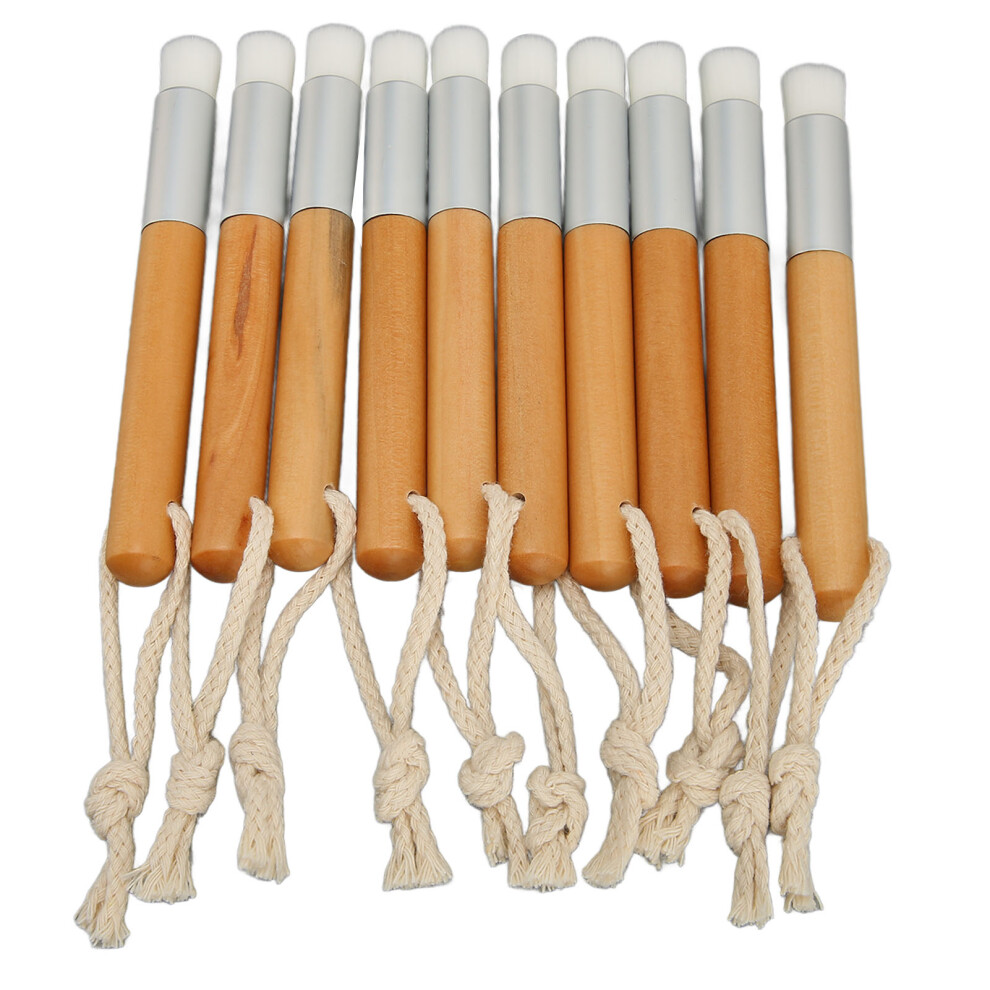 10pcs Lash Shampoo Brushes Nose Pore Deep Cleaning Cosmetic Lash Cleanser Brush with Lanyard