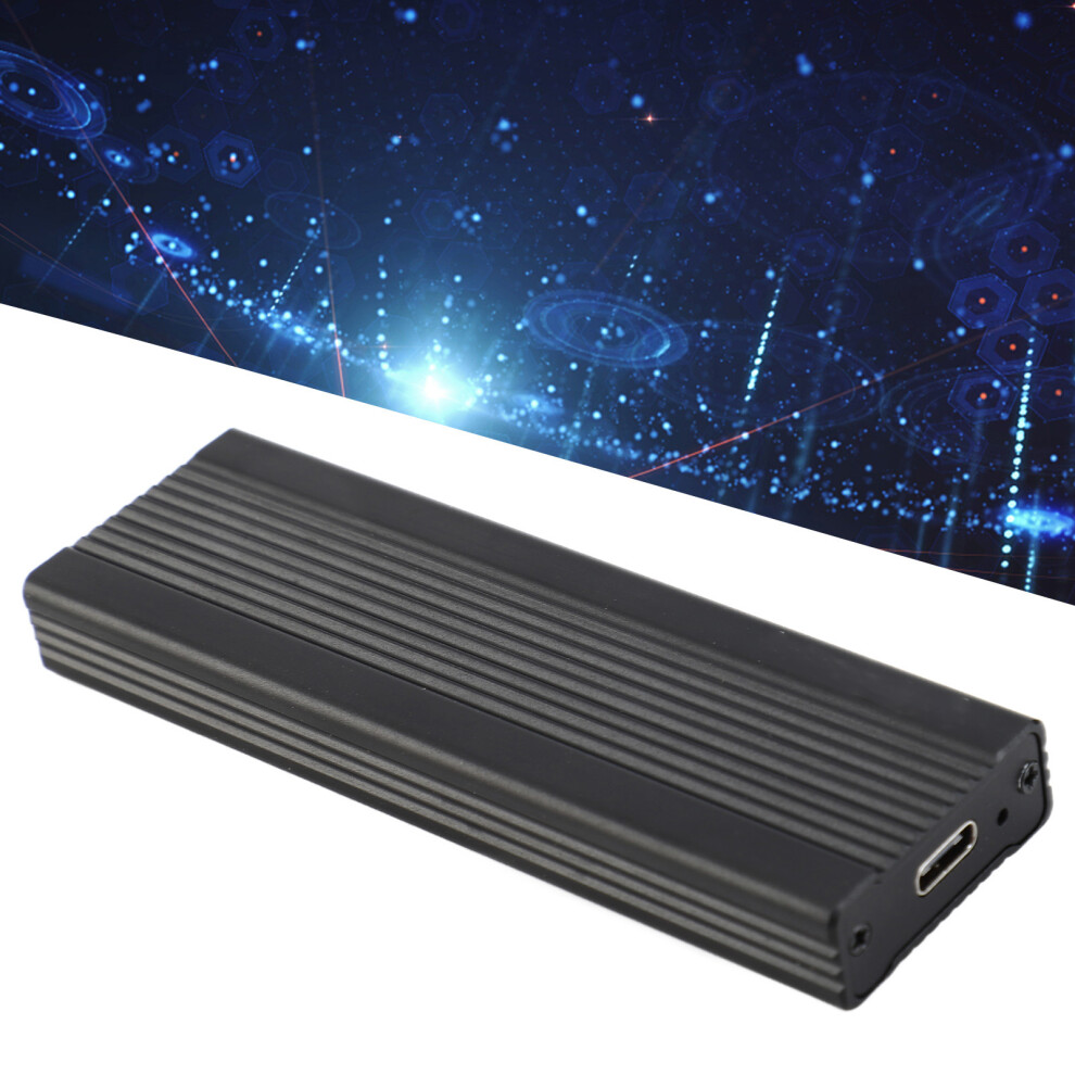 Sata M.2 Enclosure Usb3.1 10Gbps Ultrathin Aluminium Alloy Plug And Play Nvme Ssd Enclosure For Laptop Transmission (Not Inclube Har Black 9491319594105