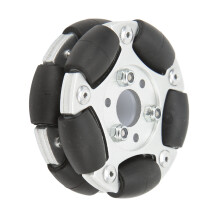 Aluminium 60 mm Omni-Rad für Roboter 360-Grad-Drehung Upgrade-Teil