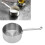 Edelstahl-Butterwärmer 500 ml flacher Boden 15