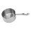 Edelstahl-Butterwärmer 500 ml flacher Boden 7